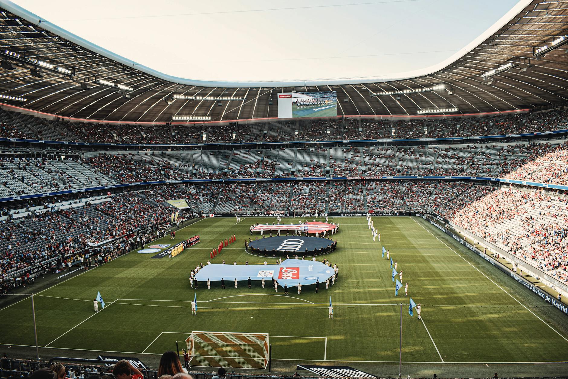 Captivating view of a soccer match at Munich