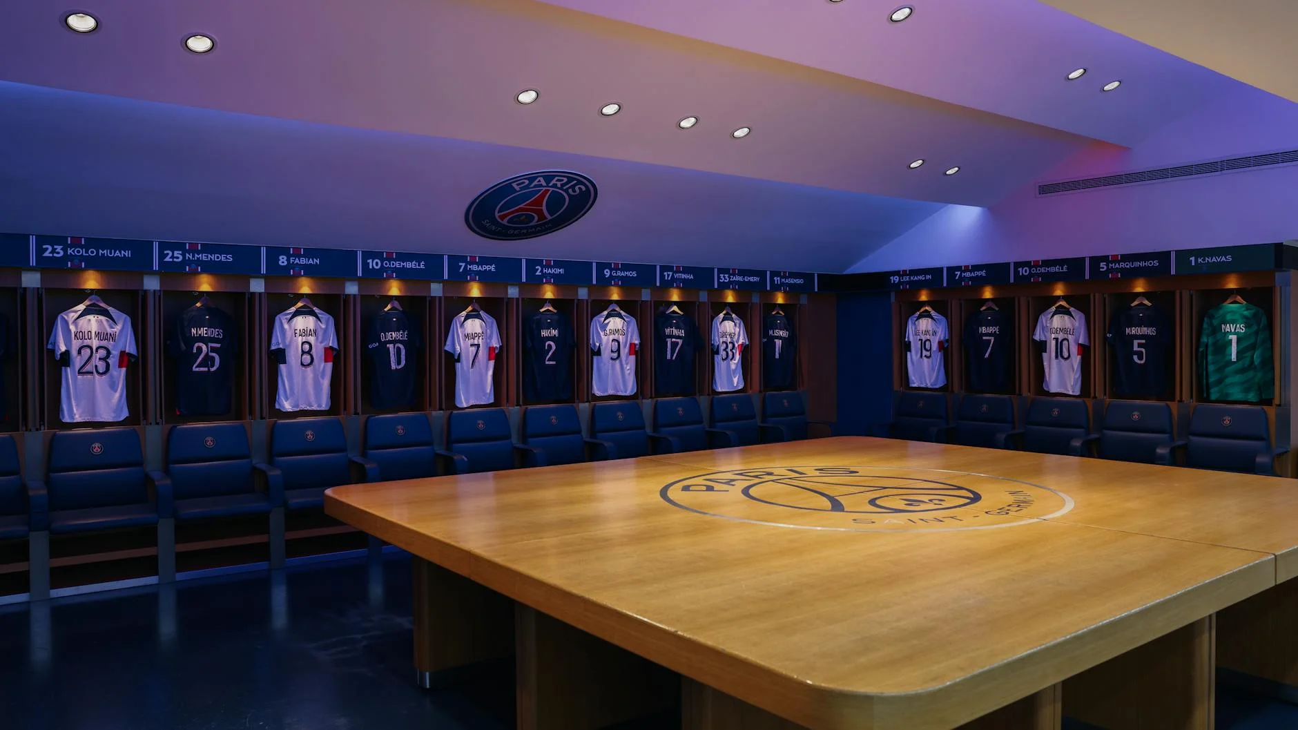Interior view of Paris Saint-Germain